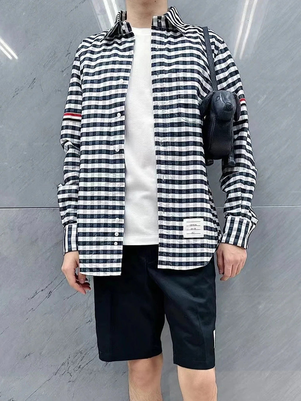 Men's Couple plaid shirt | Thom Browne
