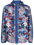 Moncler mix-print hooded jacket
