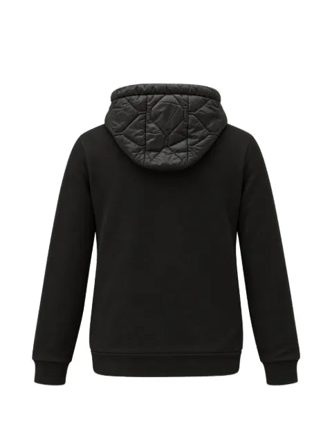 Moncler quilted-panel hoodie
