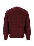 Eleventy cable-knit crew-neck sweater