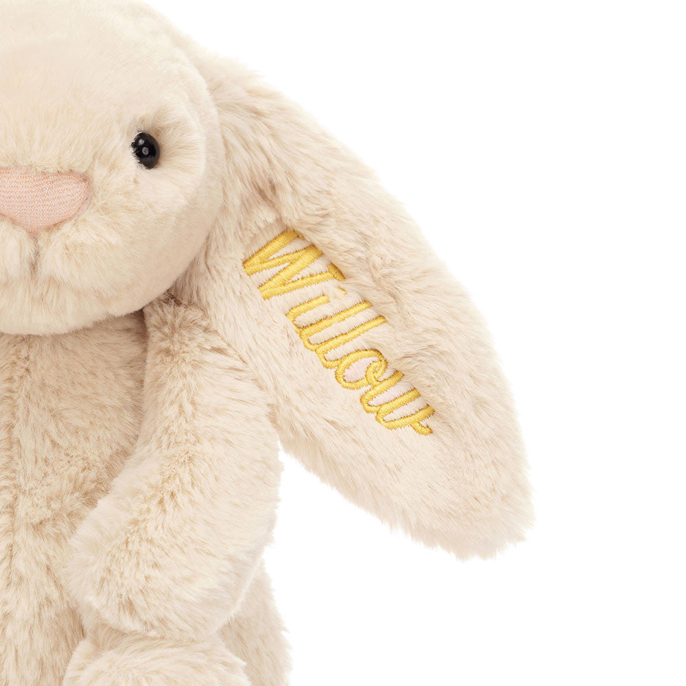 Personalized Bashful Luxe Bunny Willow Medium