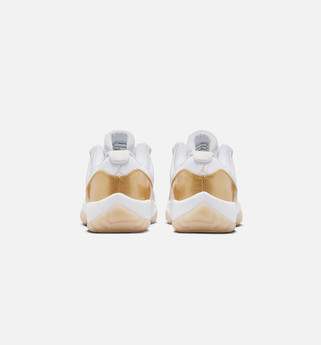 Air Jordan 11 Retro Low Mother's Day Women's Sneakers - White / Metallic Gold / Team Gold