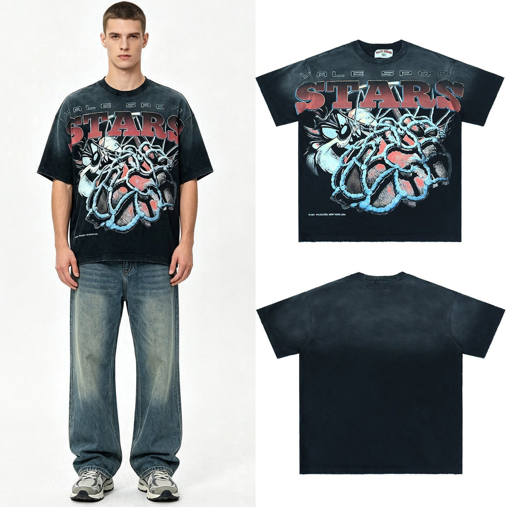 Valley Dreams Sports Stars Thorn Heart Graphic T-Shirt