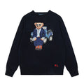 Ralph Lauren Heavy Craftsmanship Bear Vintage Car Knit Crewneck Sweater – Autumn/Winter