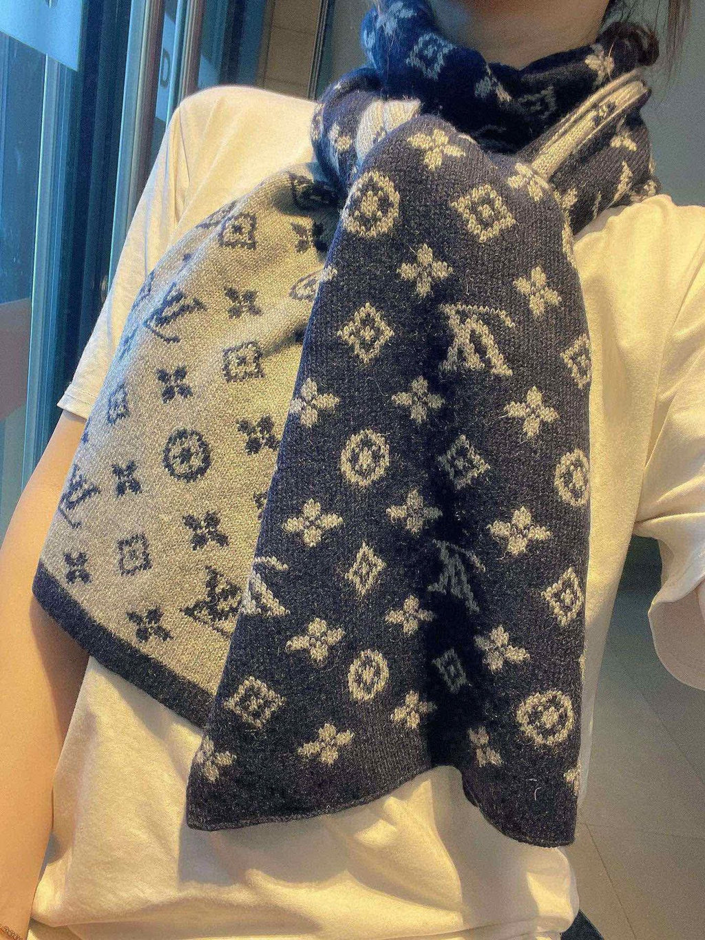 Louis Vuitton Reversible Monogram Scarf